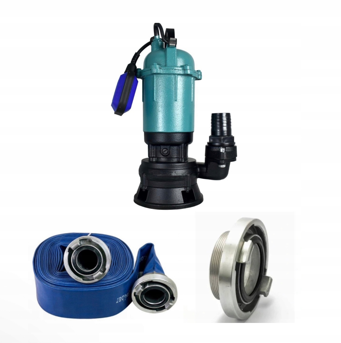 Čerpadlo Wq 1500 Furio S Rozdr. 230V Omnigena Výtlačná Hadica 50 MM 20 M Konektor