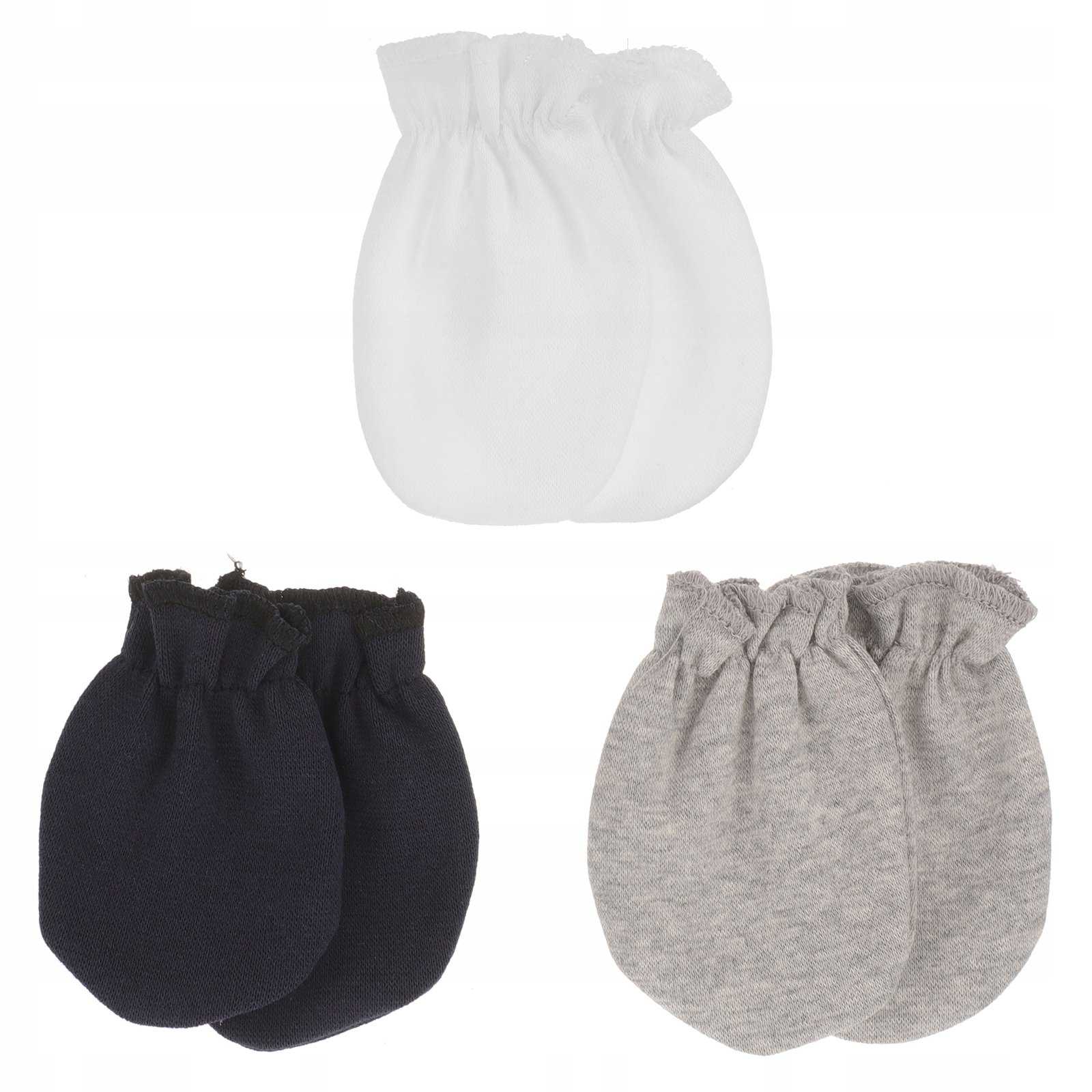 3 PARY RĘKAWICZEK NIEMOWLĄCYCH RĘKAWICZKI NIEMOWLĘCE CHŁOPIEC NIEMOWLĘ Materiał dominujący inny