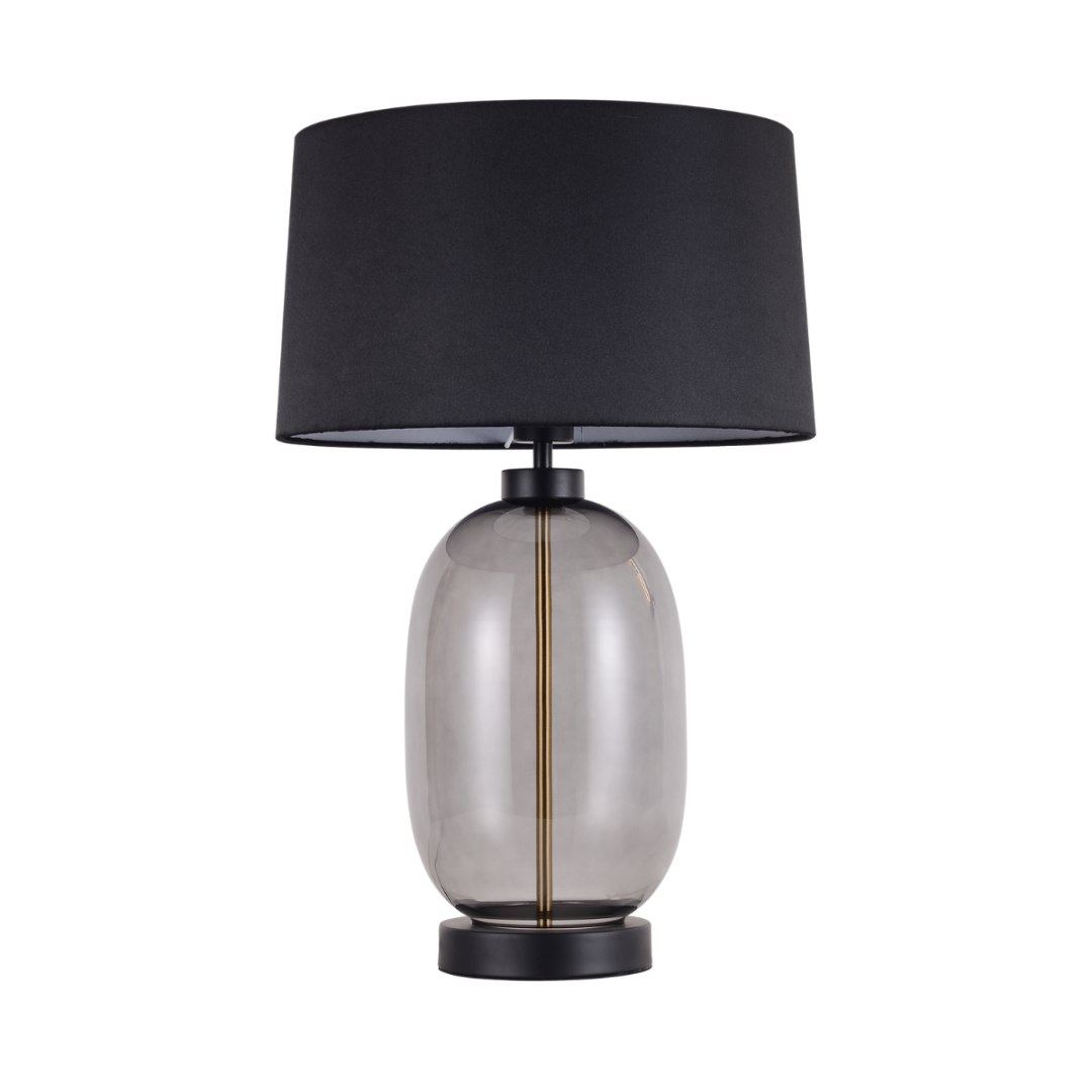 Lampa stołowa Amur dymna 1xE27 Light Prestige