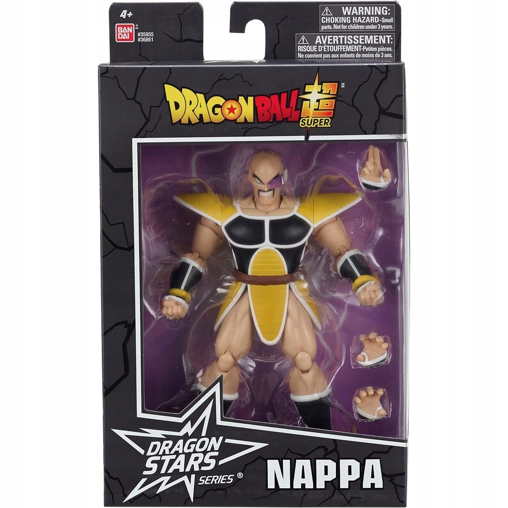 Dragon Ball Dragon Stars Série Bandai Originální Pohyblivá Figurka Nappa