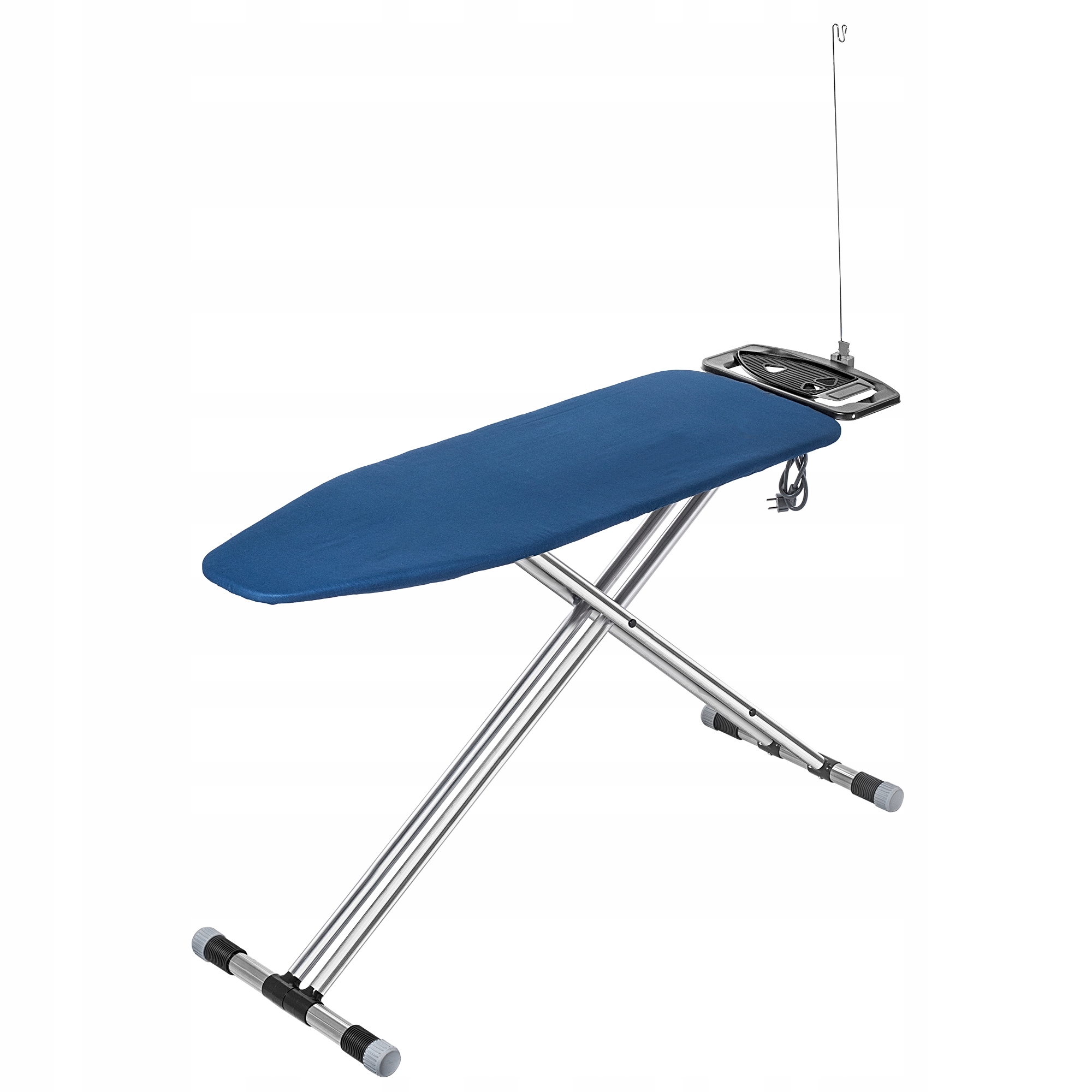 Levně Žehlicí Prkno Skládací Velké 120 x 42 cm Hliníkové Držák Zásuvky