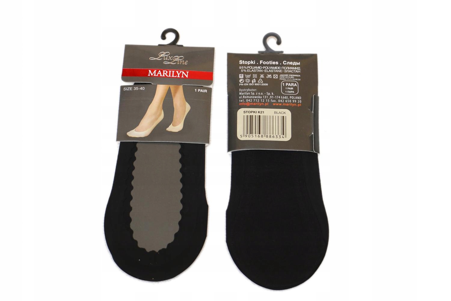 

Marilyn Stopki K21 35-41 black Lux Line silikon