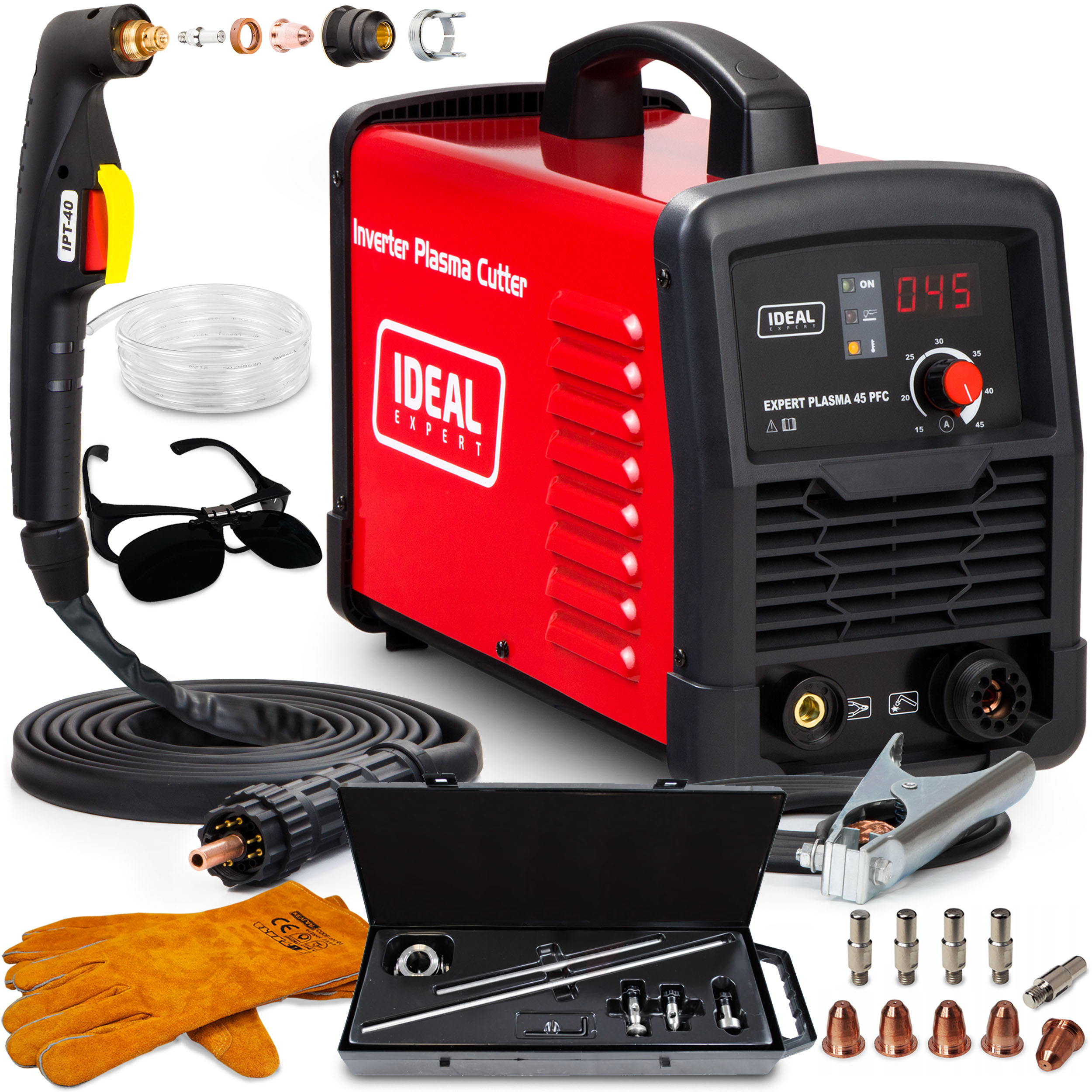 Plazmová Řezačka Plazma Ideal Plasma 45 Pro 230V 40A 12MM Igbt Alu Hf