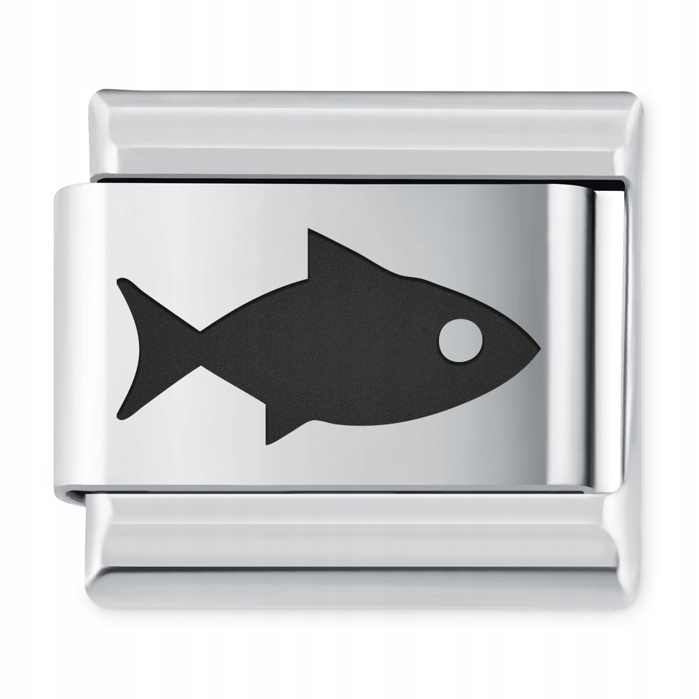 

Italian Charms Symbole Zwierzęta Ryby Grawer