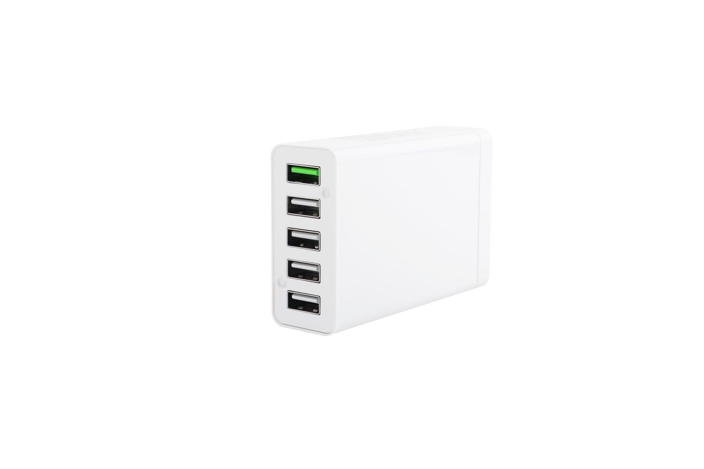 CoreParts vícekonektorová Usb nabíječka, bílá