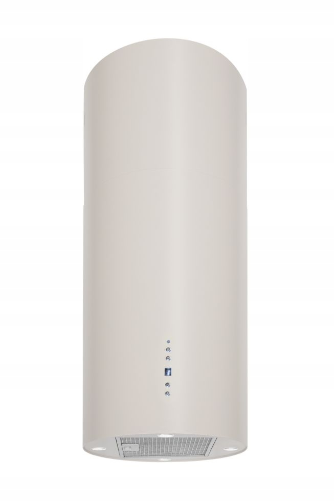 Okap kuchenny wyspowy Nortberg Cylindro 4LED kaszmir Bldc tuba walec 40cm