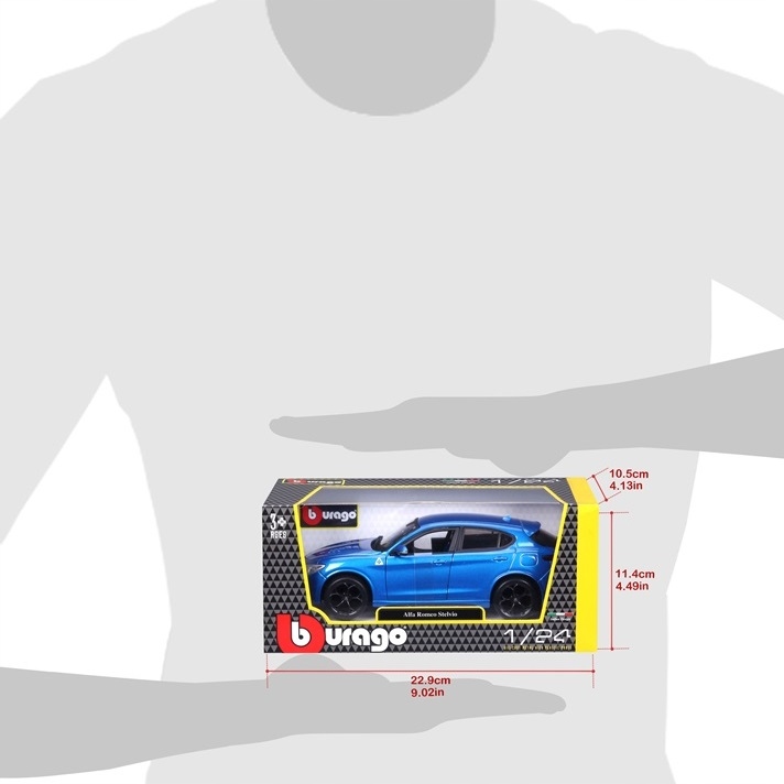 Alfa Romeo Stelvio 1:24 model Bburago 18-21086 Skala 1:24