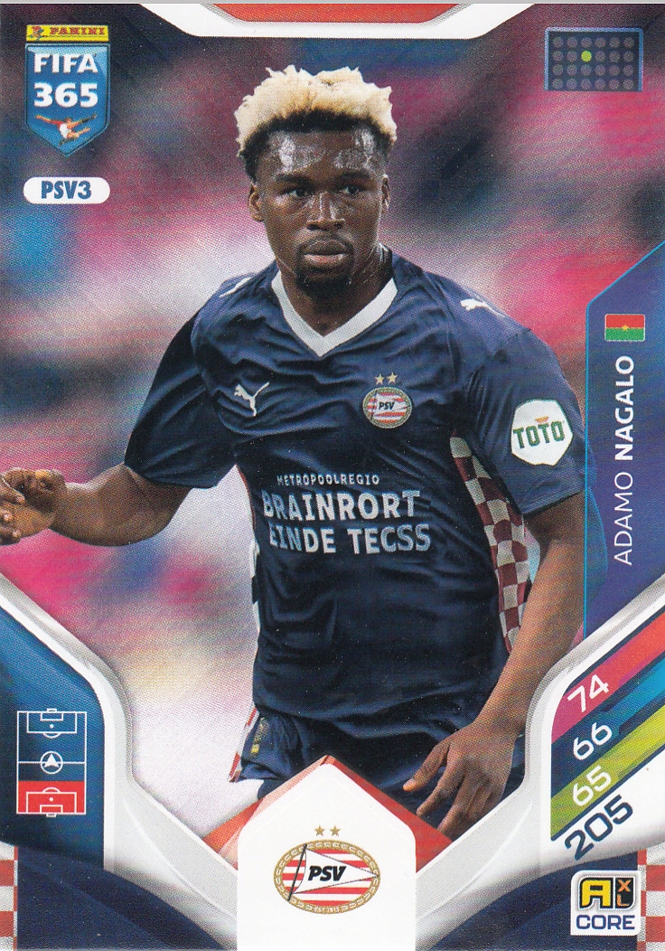 Karta Kolekcjonerska Panini Fifa 365 2026 Team Mate Adamo Nagalo PSV3