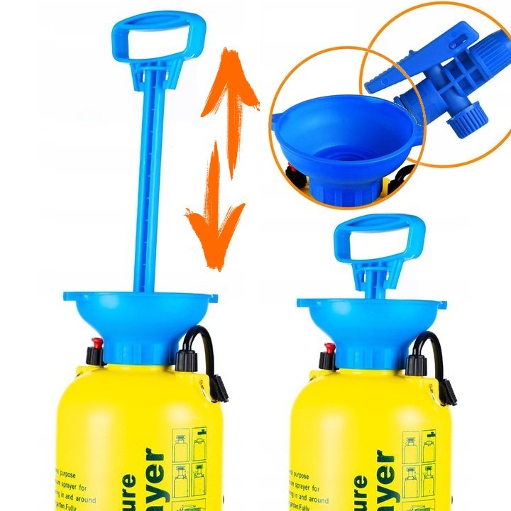 OPRYSKIWACZ CIŚNIENIOWY RĘCZNY SPRYSKIWACZ OGRODOWY 5L PASEK + DŁUGA LANCA Marka inna