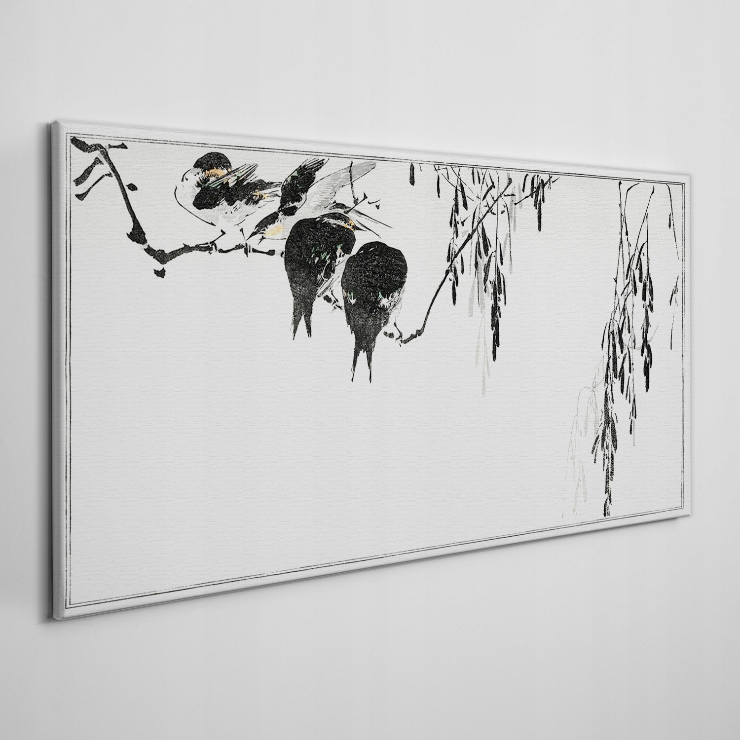 

Obraz na płótnie Gałąź zwierzęta ptaki 120x60 cm