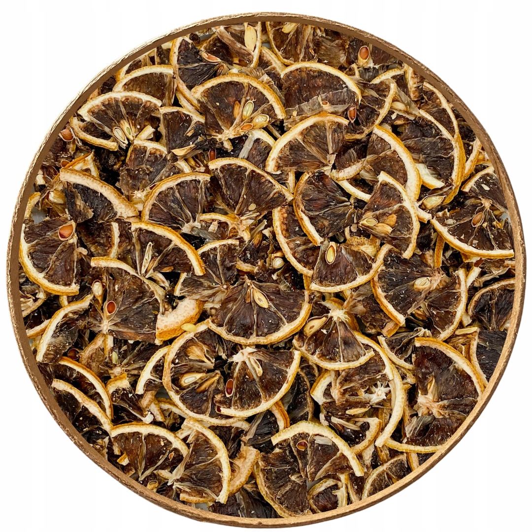 Cytryna Suszona Ćwiartki 500g do herbaty koktajli owoce suszone Jadalne