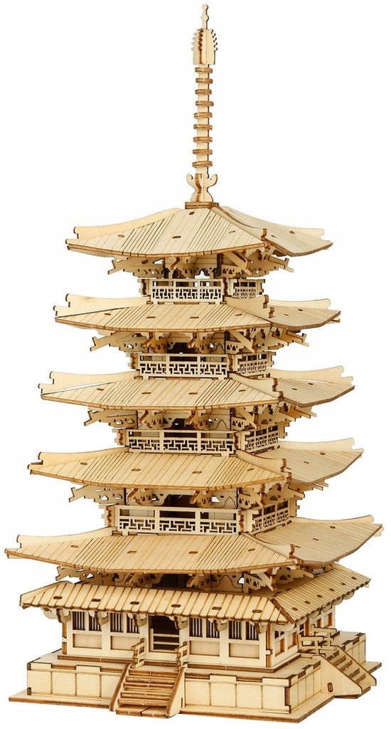 

Puzzle 3D Model Do Sklejania Azjatycka Pagoda