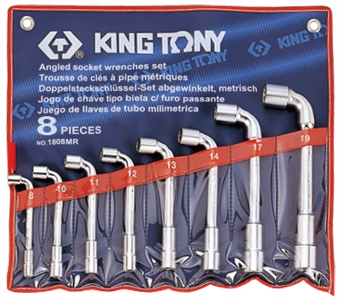 Sada Fajkových Kľúčov 8ks 8 19mm, Puzdro King Tony