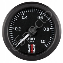 Wskaźnik ciś. paliwa 52 mm. STACK ST3303 (0-1 bar max)