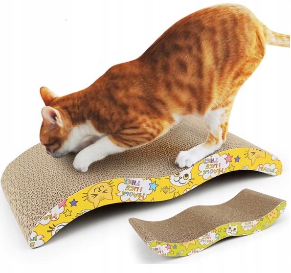 Drapak Poziomy Dla Kota Kotów Poziomy Tekturowy