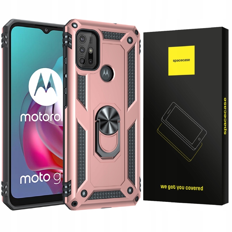 

Etui Do Moto G10/G30 Spacecase Ring Nx Pancerne