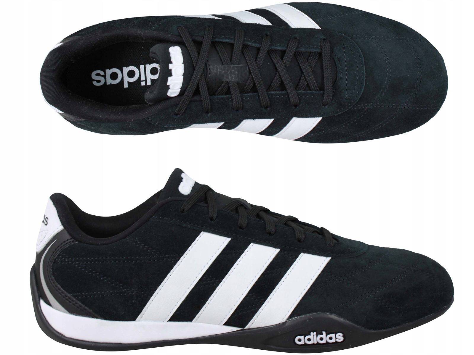 Adidas Adipista KI1466 Buty Sportowe Sneakers Męskie Czarne