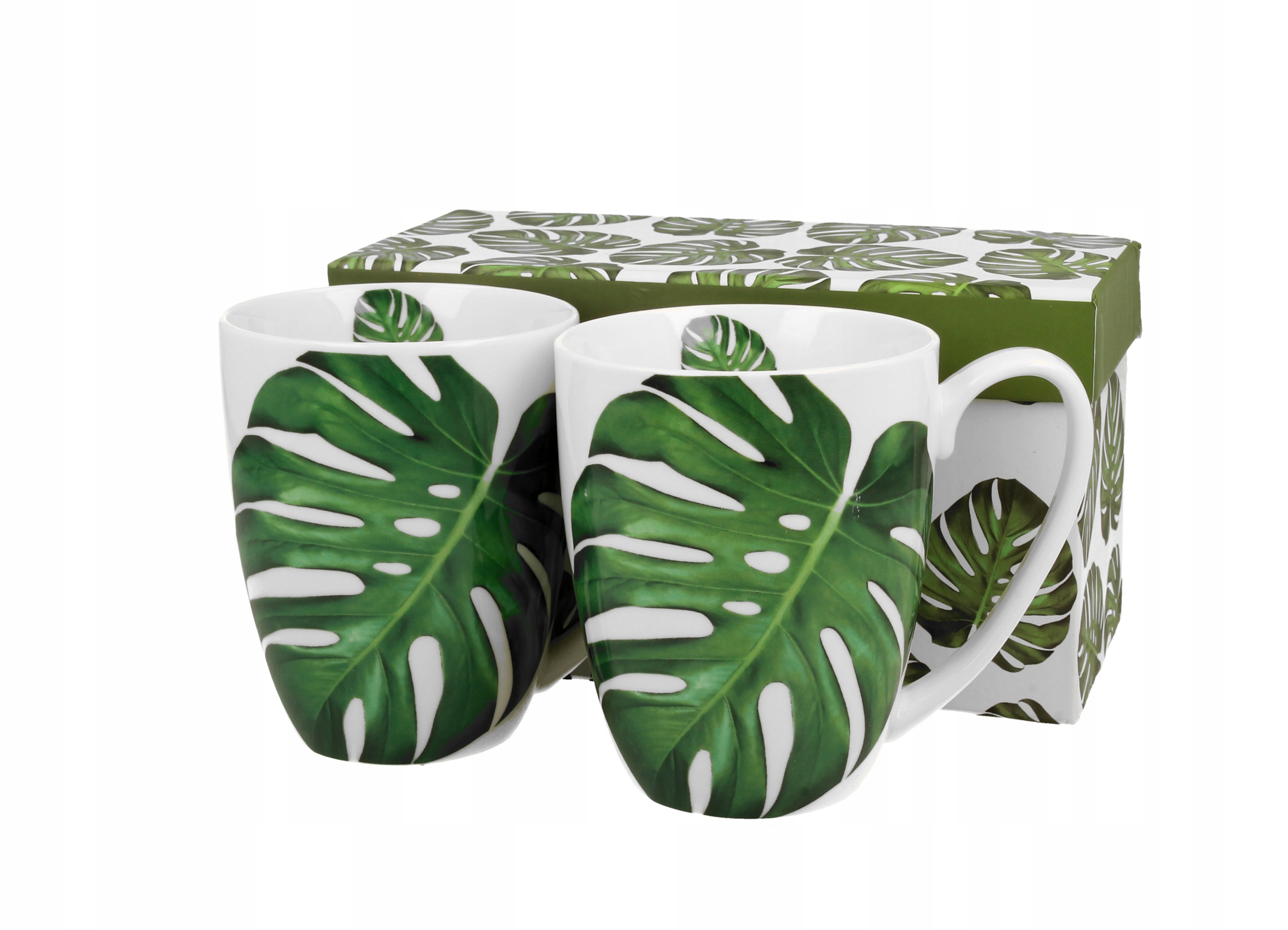 

Komplet 2 kubki 380 ml Monstera