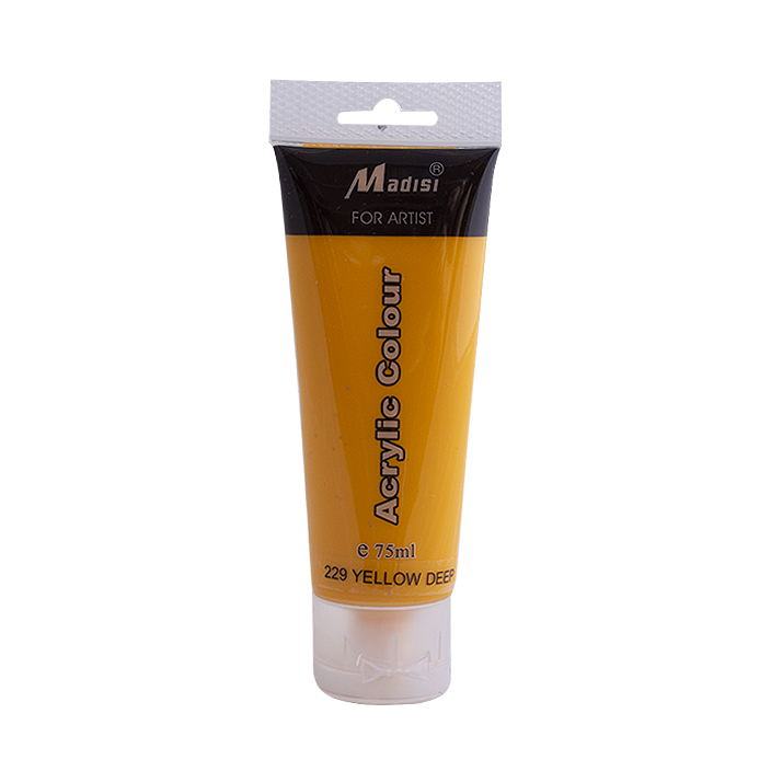 Farba akrylowa Akryl 75ml Madisi yellow deep 229