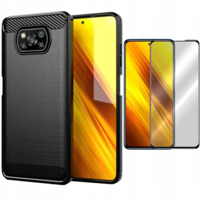 

Etui Case Pancerne Obudowa Carbon Do Poco X3 Pro