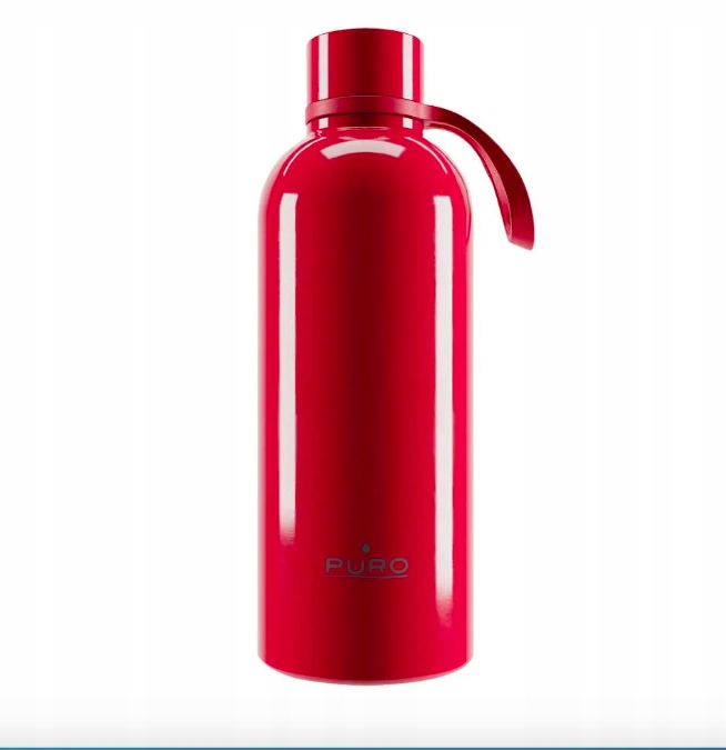 PURO - BUTELKA TERMICZNA TERMOS Z UCHWYTEM 0,5ML Zapięcie inne