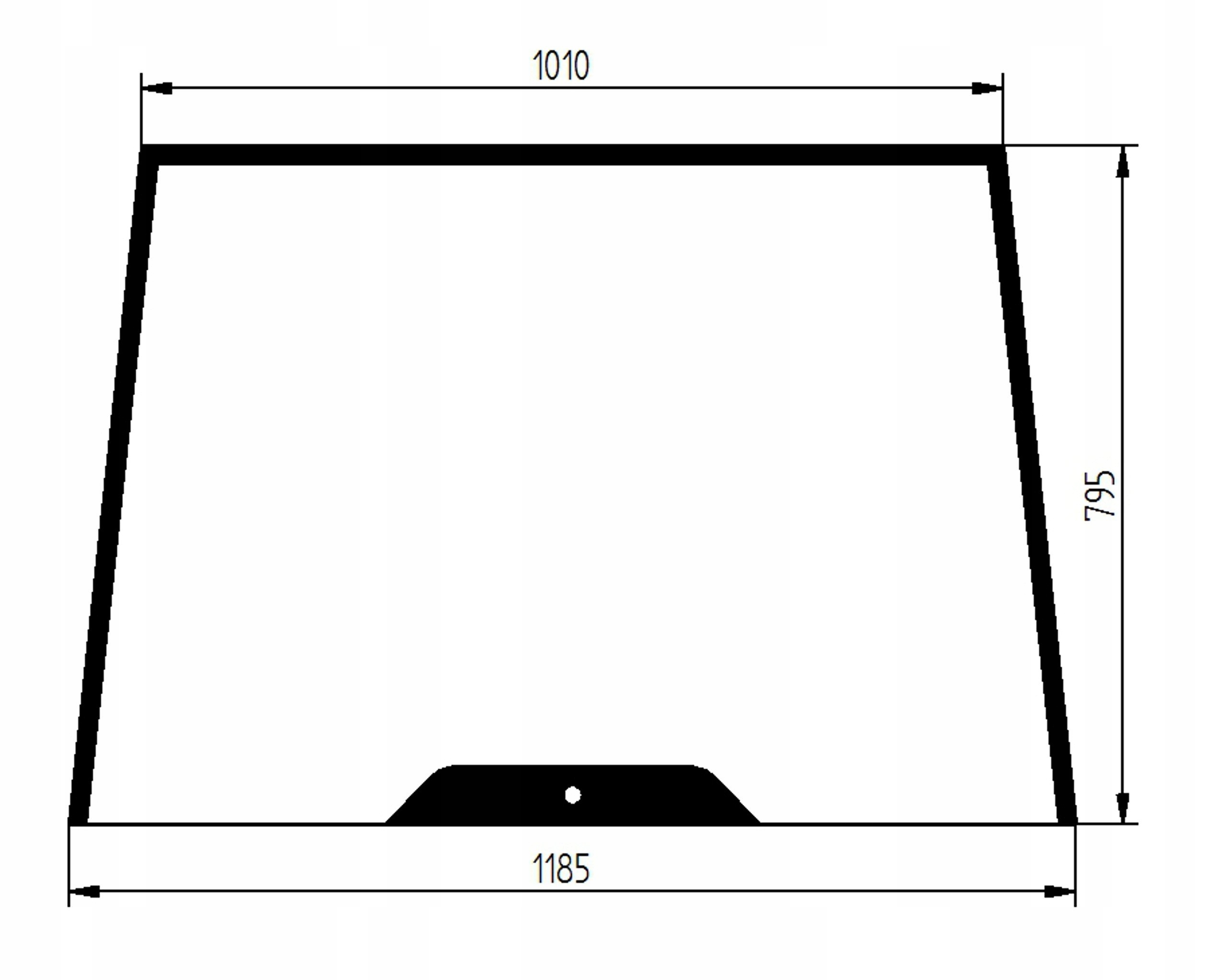 čelní sklo pro traktor Kubota 3G71070513