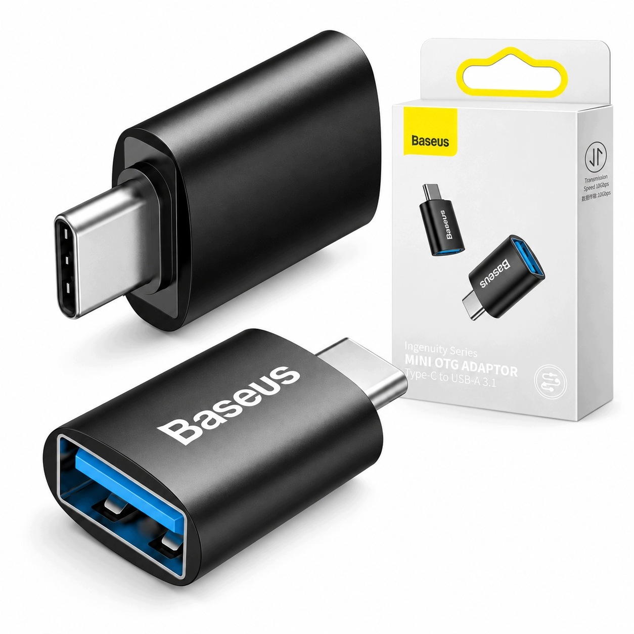 Adapter Przejściówka Usb-c do Usb-a 3.1 Otg 10Gb/s Baseus Ingenuity