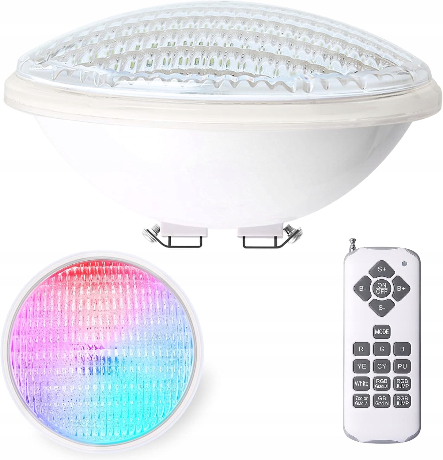 Ponorná Led lampa Kingwen 40W Rgbw 12V IP68 lampa do akváriového bazéna