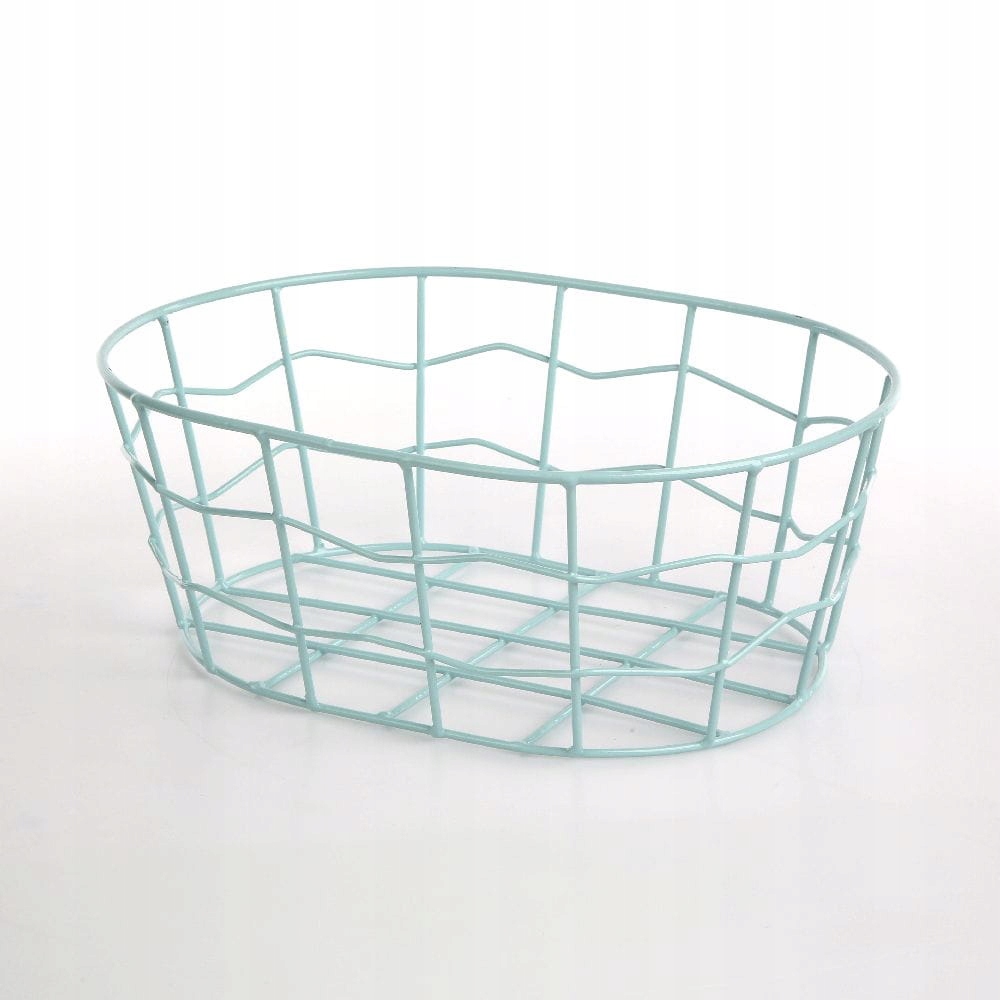 

Koszyk Metalowy Owalny 29.5X21X11 CM Miętowy