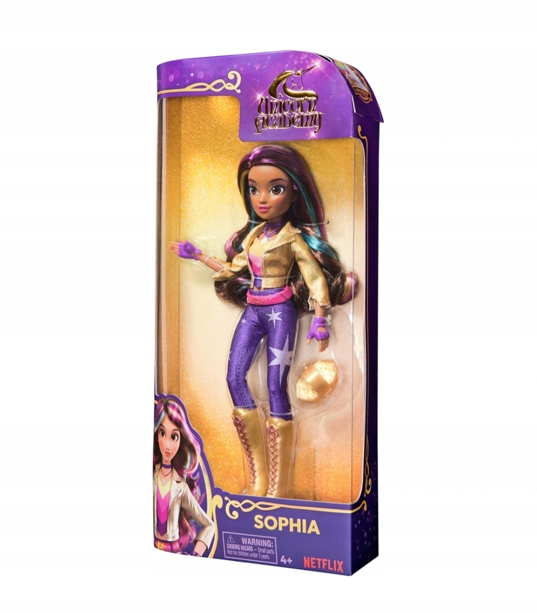 AKADEMIA JEDNOROŻCÓW LALKA SOPHIA 24 CM