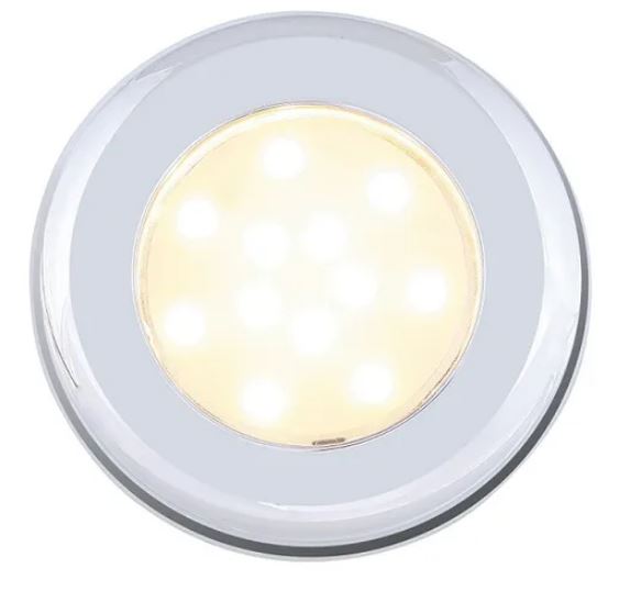 Lampa sufitowa wpuszczana chrom Batsystem 9475c