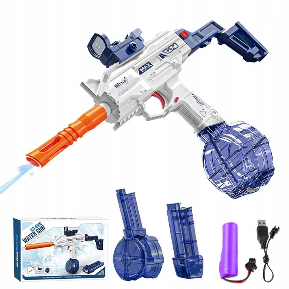 AUTOMATYCZNY ELEKTRYCZNY PISTOLET NA WODĘ MIOTACZ DLA DZIECI