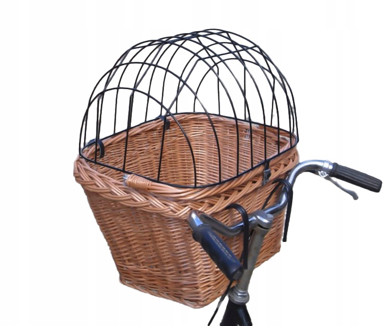 Kosz wiklinowy na rower Transporter dla Psa-kota do 6kg