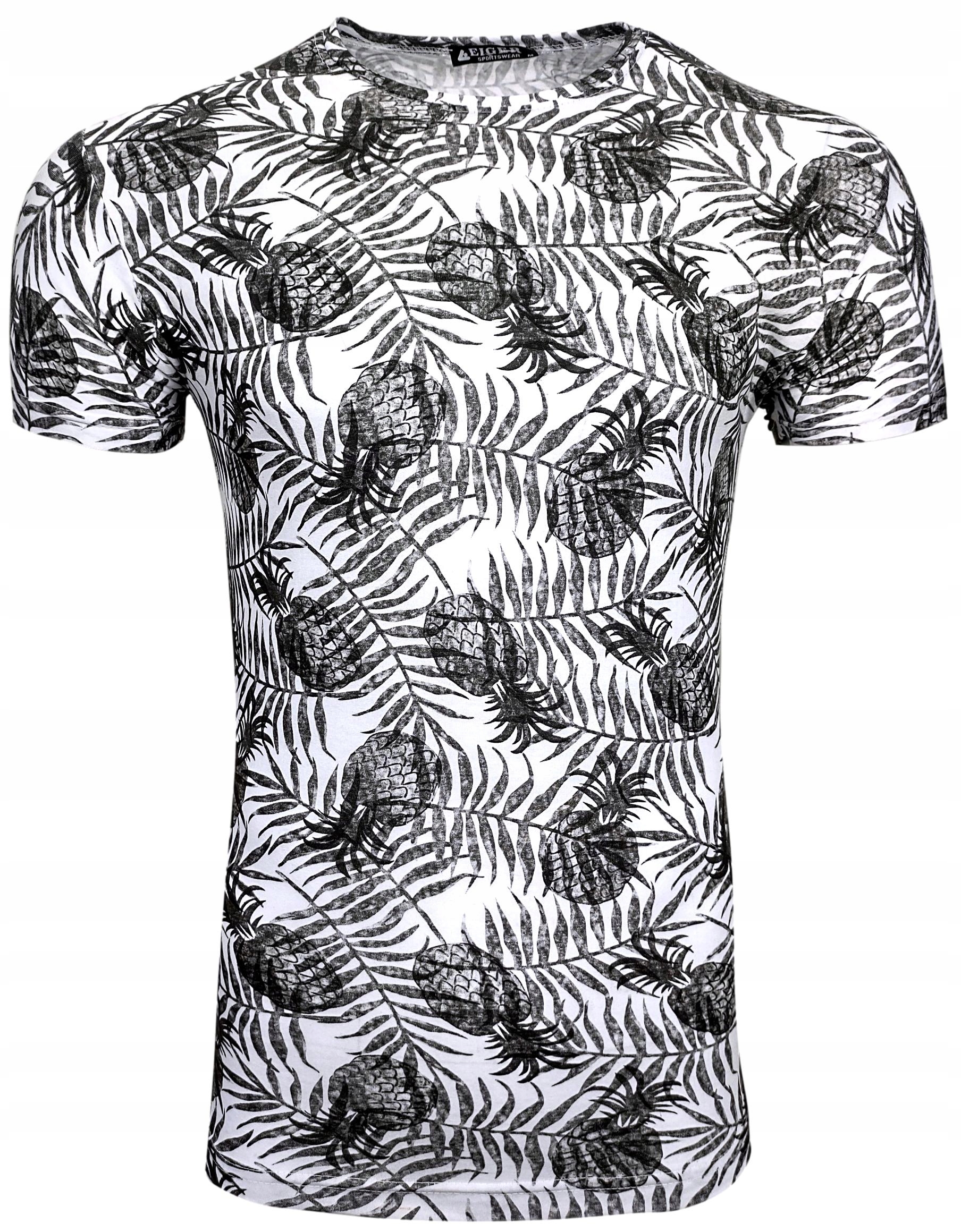 

Koszulka Męska T-shirt Print Ananas T1057 r. XXL