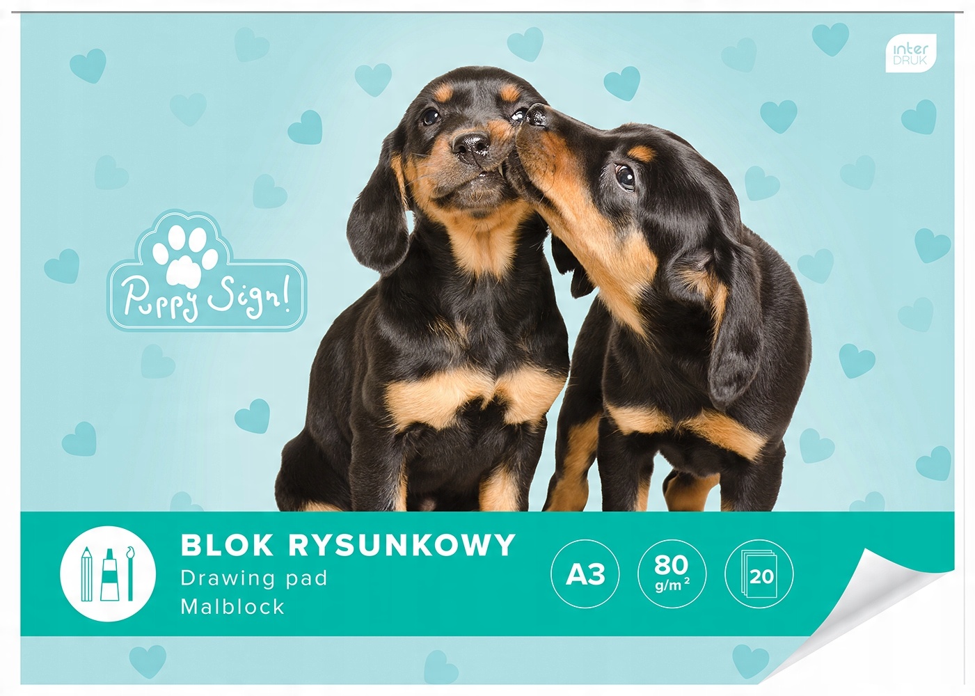 

Blok rysunkowy Interdruk A3 20 kartek biały 80g