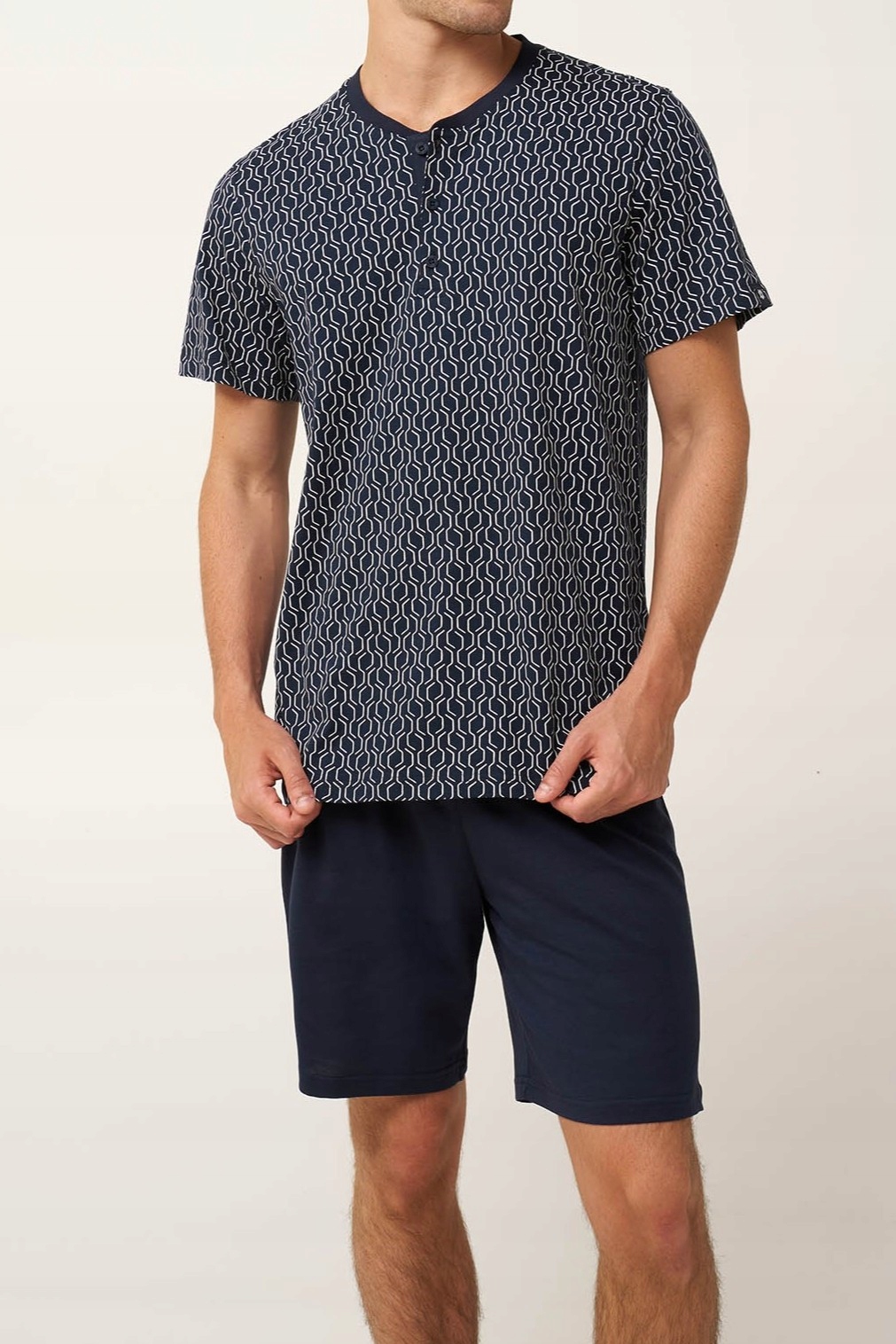 Krátké pánské pyžamo Vamp 24602 [Velikost 4XL]