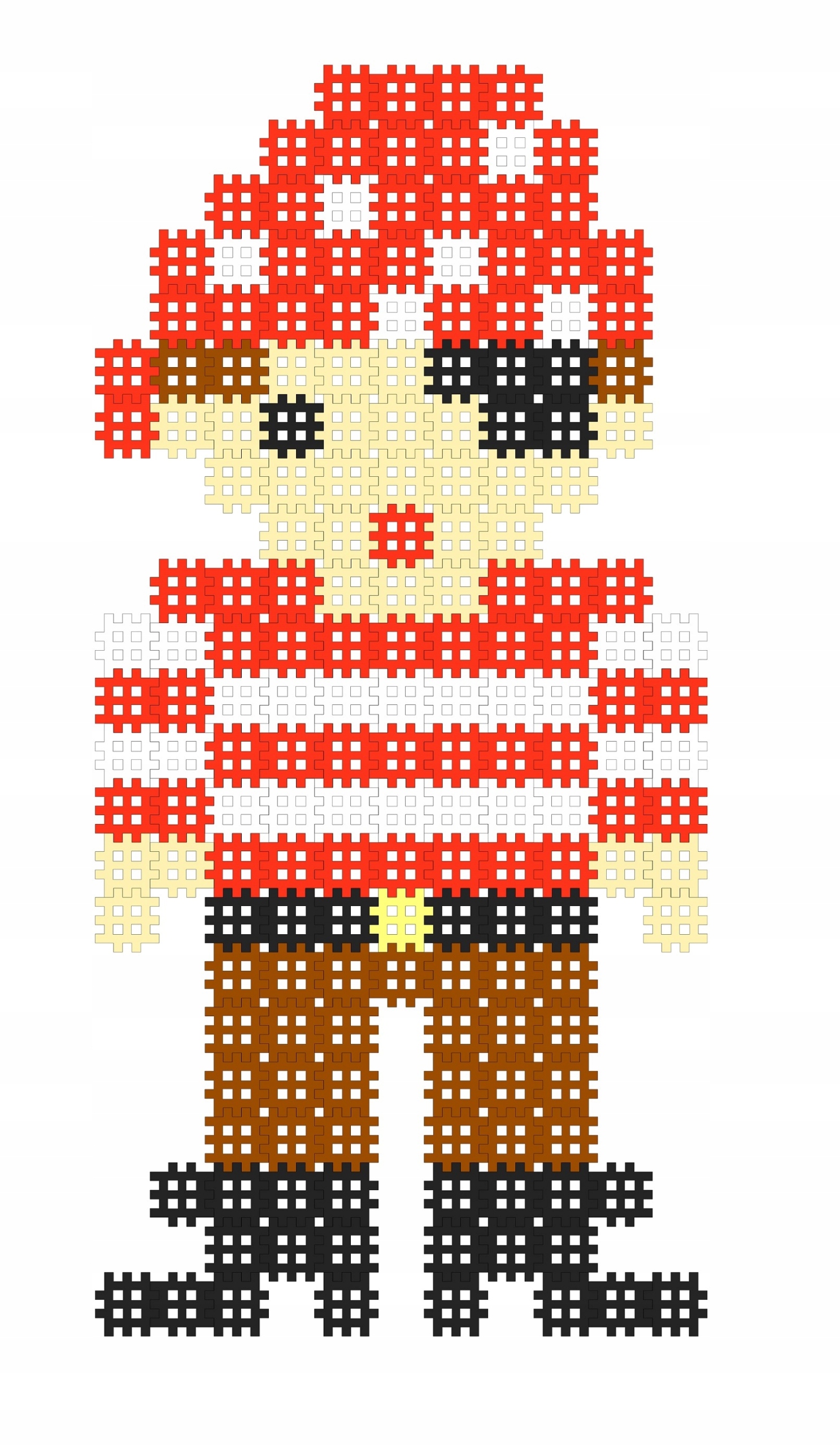 

Micro Waffle Mini Wafle Pirat 230 elementów