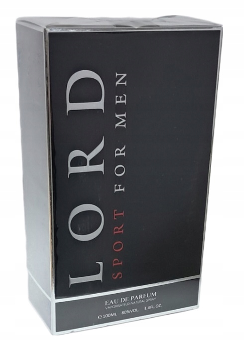 Aurora Lord Sports 100ML Elegantní Parfém pro muže s dřevitým akcentem