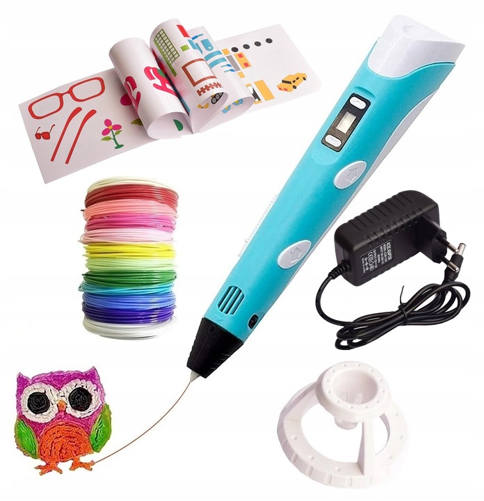 DŁUGOPIS DRUKARKA 3D PEN +160 m WKŁAD FILAMENT PLA