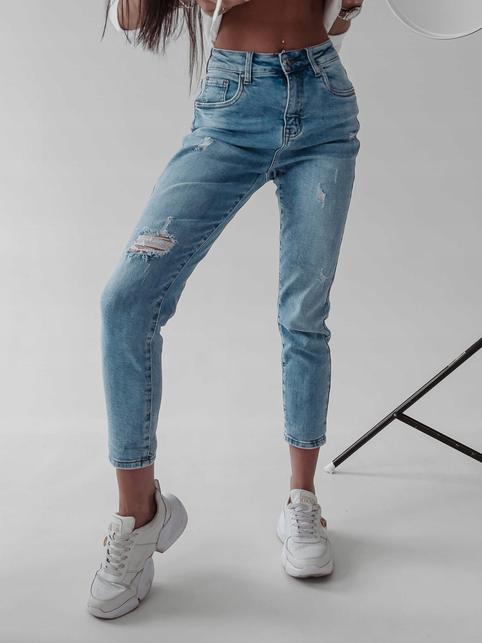 Dámské Džínové Kalhoty Regular Slim Ambre S