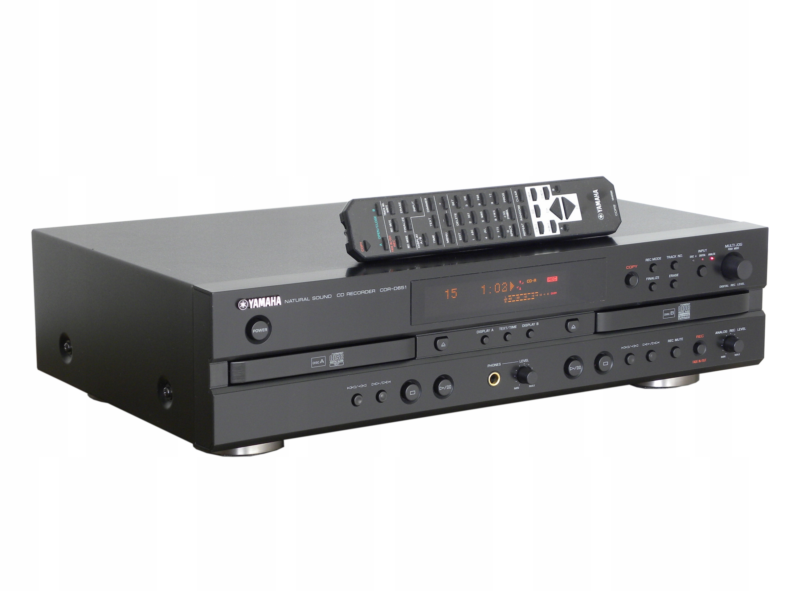 YAMAHA CDR-D651 – nagrywarka CD-R AUDIO, sprawna, pilot