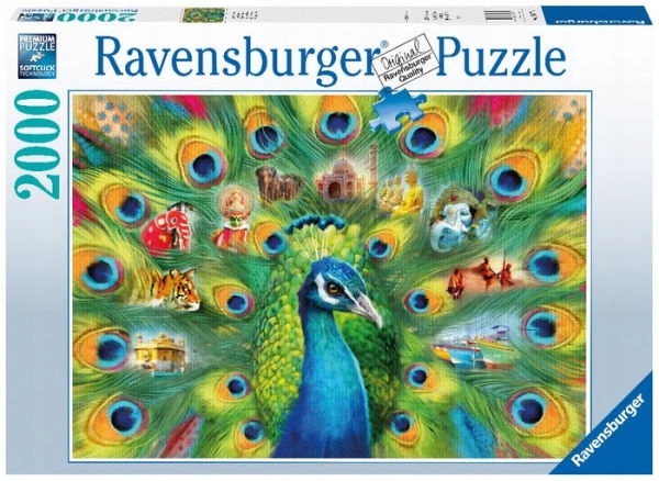 

Ravensburger, Puzzle 2000: Pawia Kraina (165674)