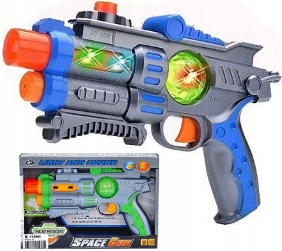 

Pistolet Dla Dzieci Na Baterie Światło Dźwięk