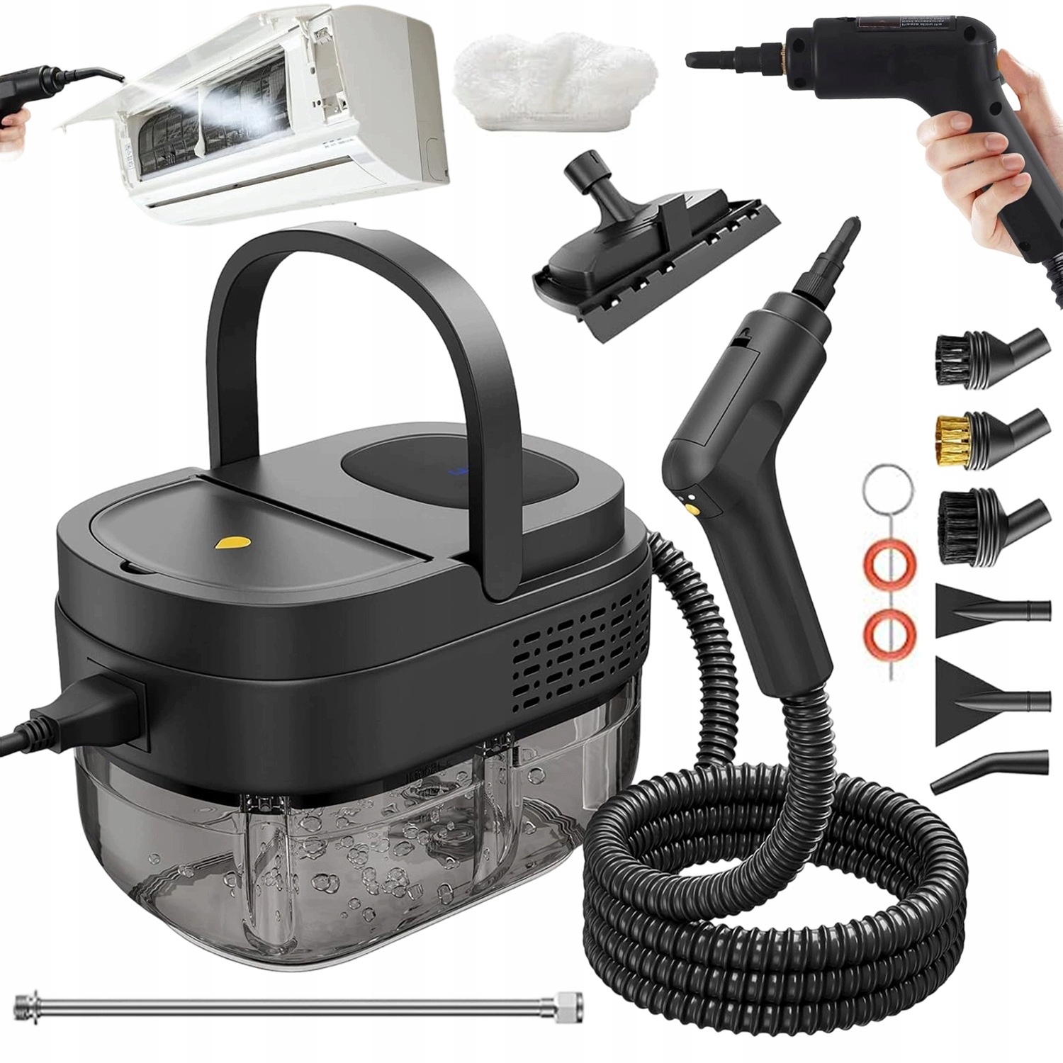 Elektrický Napařovač 2500W S Nastavitelnou Párou A Velkou Nádrží 1600ML