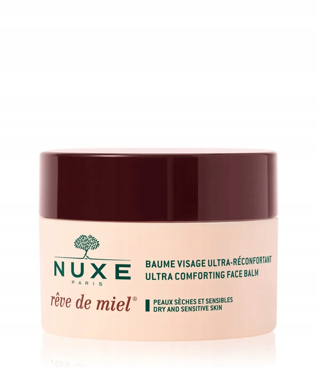 Nuxe Reve de Miel Comforting Face Balm, Odżywczy Krem do Twarzy 50ml