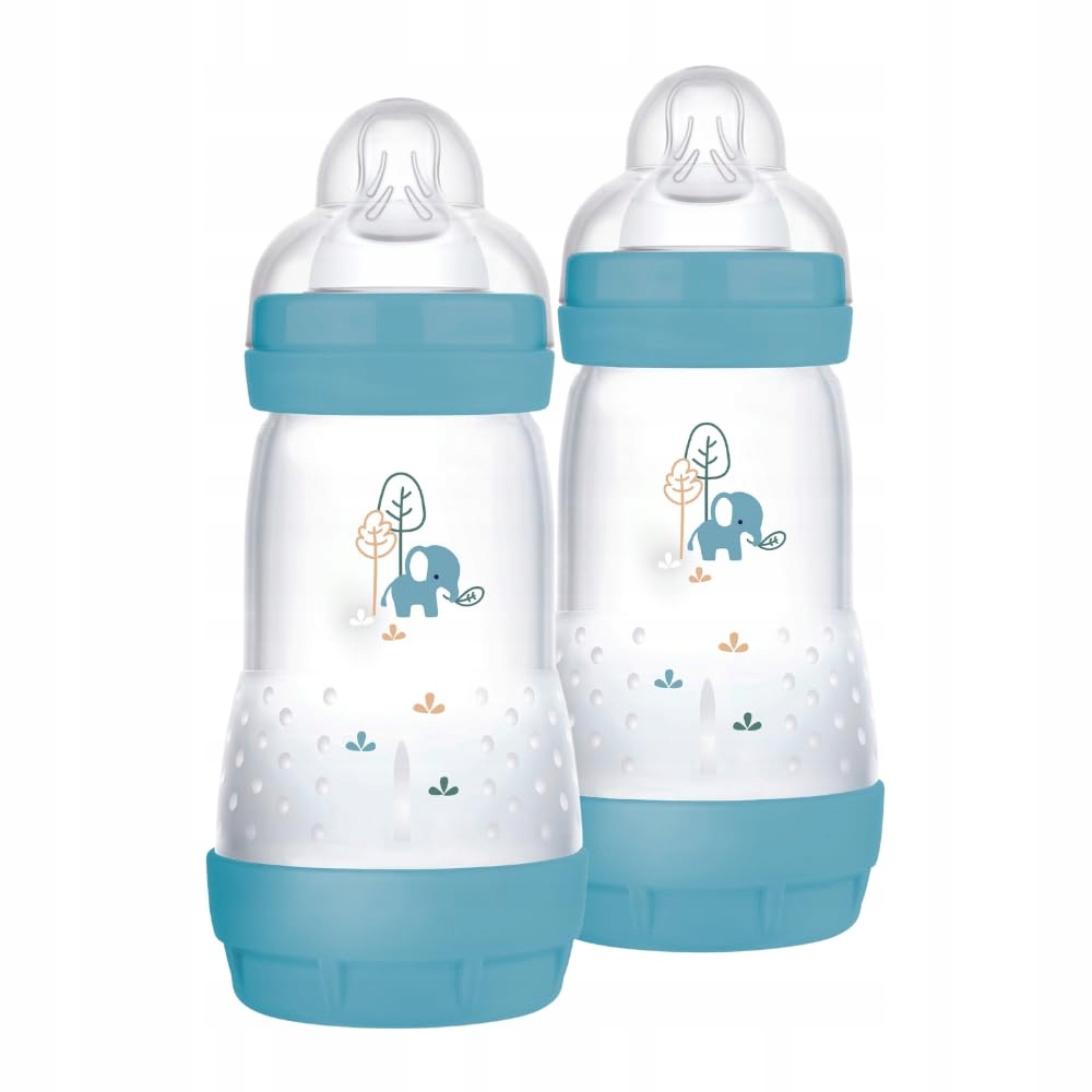 MAM Easy Start AC Butelki Dla Niemowląt 2 Sztuki 260 ml Zielone — miniatura 2