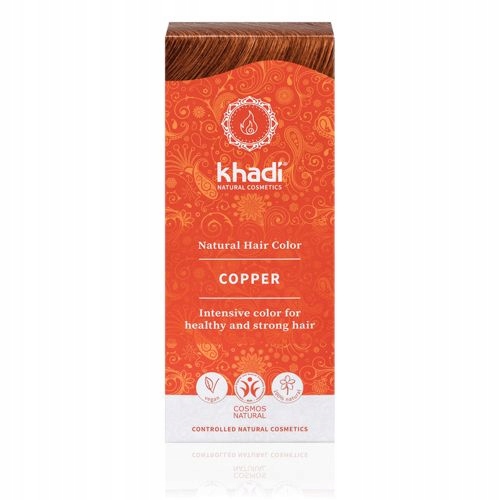 Henna na vlasy Měděná Khadi