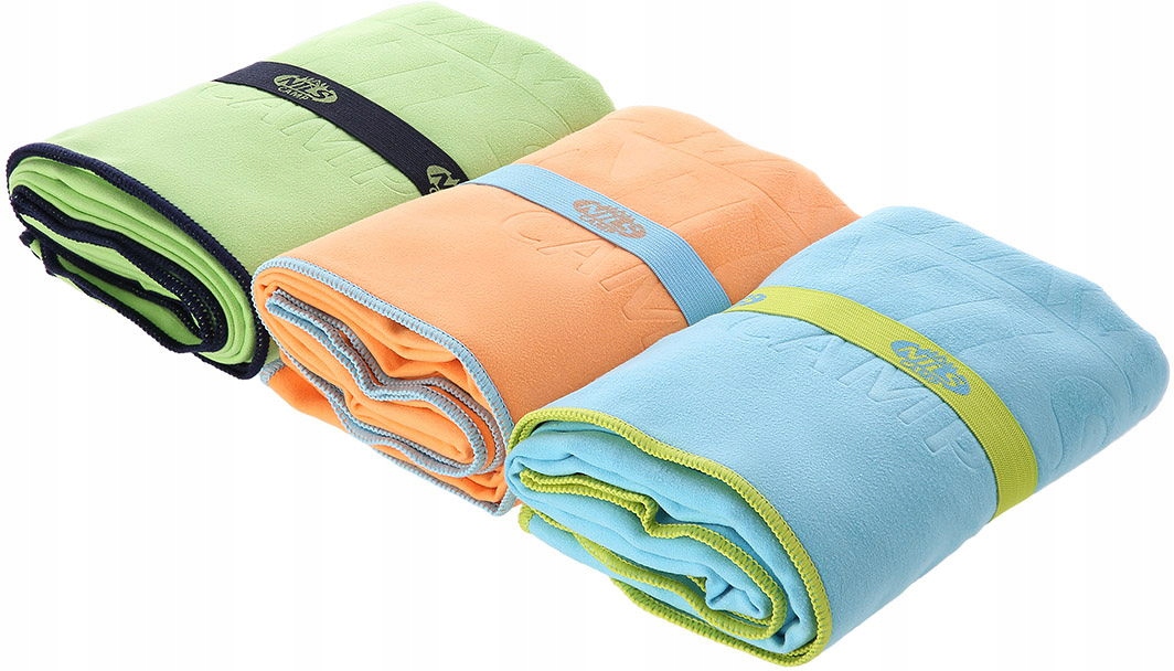 RĘCZNIK Z MIKROFIBRY ZIELONY 140x70 cm szybkoschnący Długość 140 cm