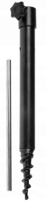 BAZA UCHWYT PARASOLA Z WIERTŁEM GWINT Metalowy