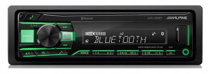 Alpine UTE-201BT Radio samochodowe Bluetooth Aux MP3 Usb VarioColor-Zdjęcie-0